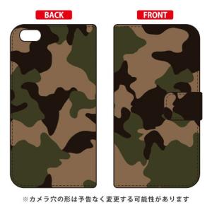 iPhone 6 Plus ケース iPhone6Plus カバー 手帳 迷彩カーキ ( 手帳 ケース ) ( 受注生産 )｜isense