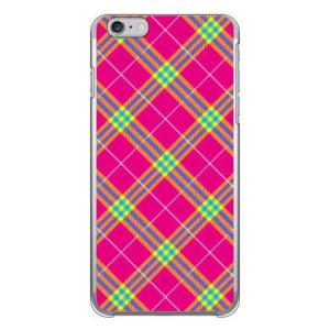 iPhone 6 Plus ケース iPhone6Plus カバー タータンチェック ピンク ( ハ...