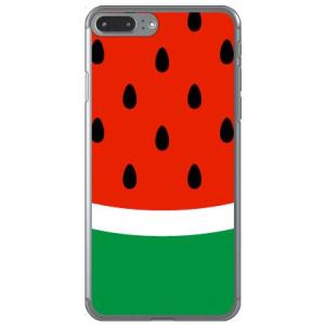 iPhone 8 Plus ケース iPhone 7 Plus カバー すいか スマホケース (受注...