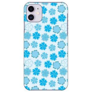 iPhone 11 cloverheart ブルー スマホケース (受注生産)