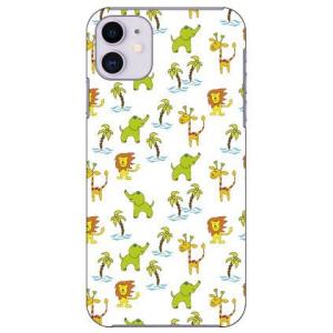 iPhone 11 アニマルズ ホワイト スマホケース (受注生産)