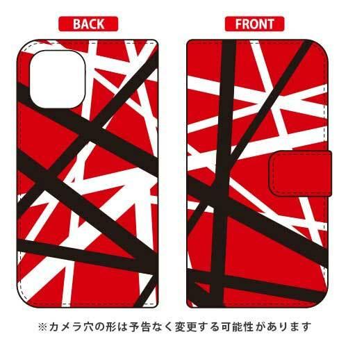 iPhone 12 / iPhone 12 Pro 手帳 ロックオマージュ レッド スマホケース (...