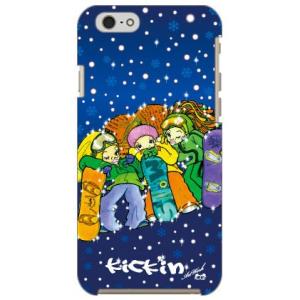 iPhone 6s ケース 可愛いスノーボーダー スマホケース (受注生産)