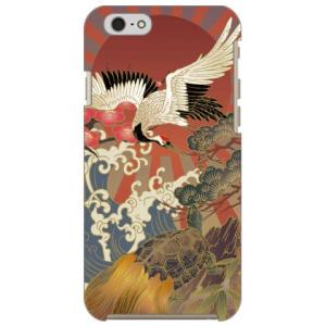 iPhone 6s ケース 和柄 和物 祝い 還暦 鶴亀 スマホケース (受注生産)