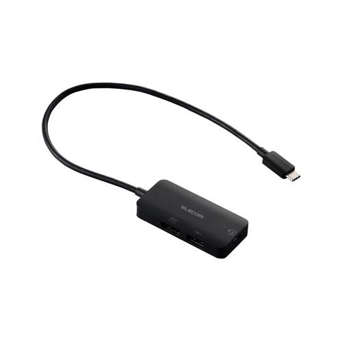 ELECOM（エレコム）USB Type-C ドッキングステーション 3-in-1 コンパクト ハブ...
