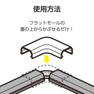 ELECOM(エレコム)配線カバー モール 接...の詳細画像4