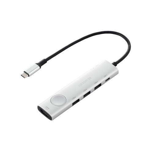 ELECOM（エレコム）USB Type-C ドッキングステーション 6-in-1 ハブ PD 85...