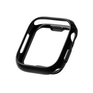 ELECOM（エレコム）アップルウォッチ カバー Apple Watch Series 10 [ 46mm ] バンパー ブラック AW-24ABPUBK