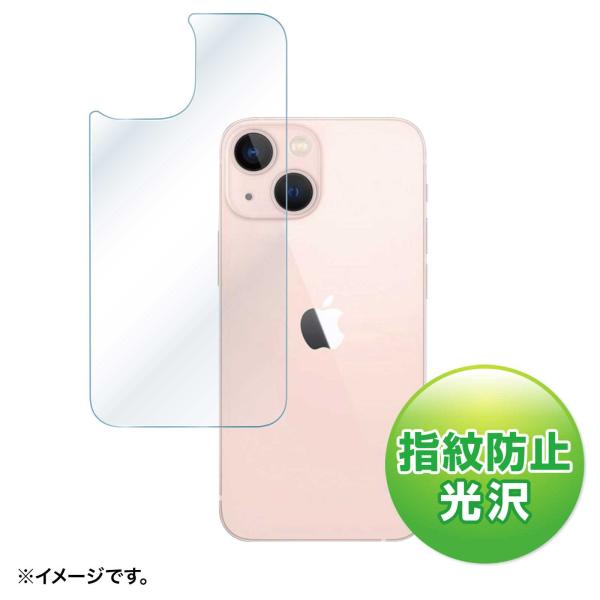 SANWA SUPPLY（サンワサプライ） Apple iPhone 13 mini用背面保護指紋防...