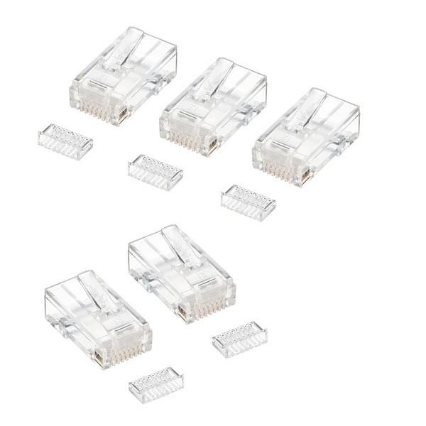 SANWA SUPPLY（サンワサプライ） RJ-45コネクタ （単線用） ADT-RJ45-50S...