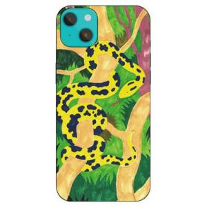 Python designed by おおかわひさし iPhone14 Plus （ハード ケース ...