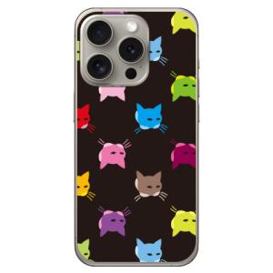 SINDEE 「Cat-World （ブラック）」 （ハード ケース カバー） iPhone15 P...
