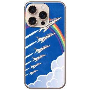 T-4ブルーインパルス 虹 (ハード ケース カバー) Coverfull iPhone 16 Pr...