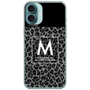 Cf LTD ヒョウ柄 ネイルボトル M グレー スマホケース (ハード ケース カバー) iPhone 16 Plus