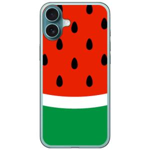 すいか （ソフト ケース カバー） YESNO iPhone 16 Plus