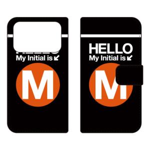 手帳型スマホケース サブウェイ M （オレンジ） (受注生産) Cf LTD iPhone 17 Pro Max