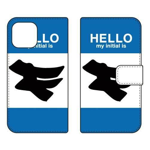 iPhone 13 手帳 Cf LTD ハロー アルファベット F （ブルー） スマホケース (受注...