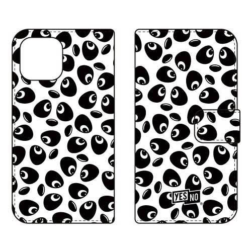 iPhone 13 ケース 手帳 ケース パンダ ホワイト (受注生産)