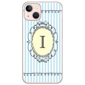 iPhone 13 アルファベット I サックス スマホケース (受注生産)
