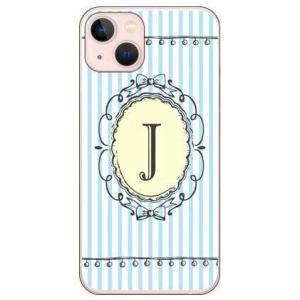 iPhone 13 アルファベット J サックス スマホケース (受注生産)