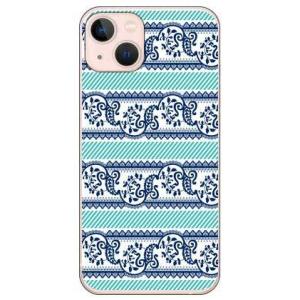 iPhone 13 ケース レースストライプ ネイビー (受注生産)