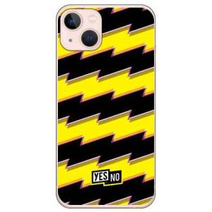iPhone 13 ケース ライトニングボーダー イエロー (受注生産)