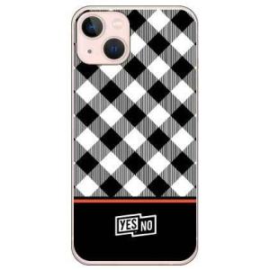 iPhone 13 ケース ブロックチェック ホワイト (受注生産)