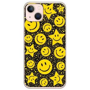 iPhone 13 ケース スター スマイル ブラック (受注生産)