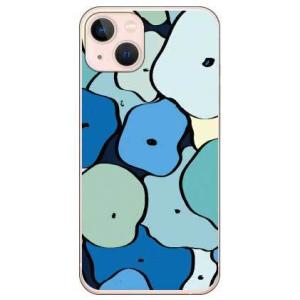 iPhone 13 ケース ブルー セル トライアングル1 (受注生産)