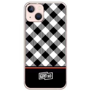 ブロックチェック ホワイト （ソフト ケース カバー） / for iPhone 13