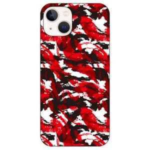 MHAK 「CAMO_VER2 レッド」 iPhone14 （ハード ケース カバー）｜isense