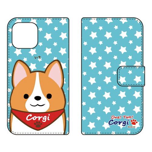 いちにのコーギー （手帳型ケース カバー） いち iPhone14