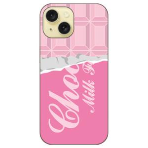 ストロベリーチョコレート iPhone15 （ハード ケース カバー）