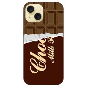 チョコレート iPhone15 （ハード ケース カバー）