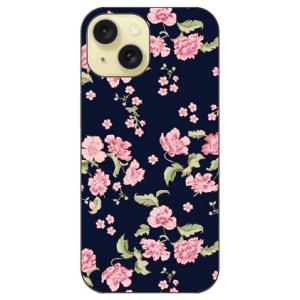 SINDEE 「Polka Flower （ネイビー）」 iPhone15 （ハード ケース カバー...