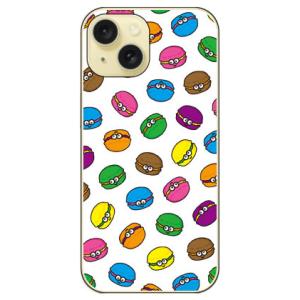 マカロンズ ホワイト (ハード ケース カバー) iPhone 15
