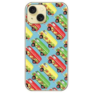 ヒッピーカー ブルー （ハード ケース カバー） iPhone15