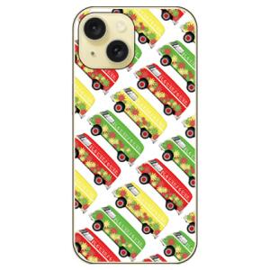 ヒッピーカー ホワイト （ハード ケース カバー） iPhone15