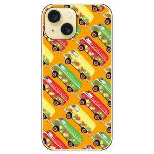 ヒッピーカー オレンジ （ハード ケース カバー） iPhone15