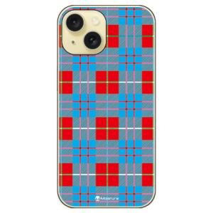 Tartan check レッド （ハード ケース カバー） iPhone15
