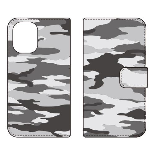 手帳型スマホケース 都市型迷彩 (受注生産)  SECOND SKIN iPhone 16