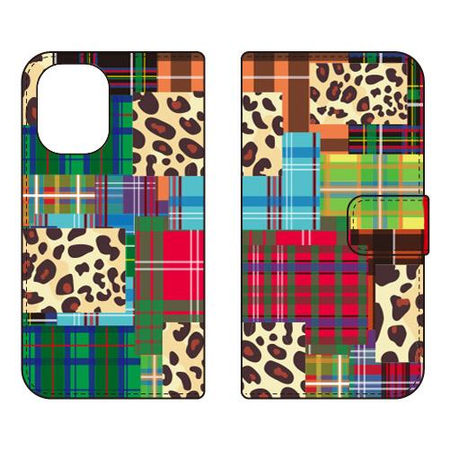 手帳型スマホケース Patchwork (受注生産)  SECOND SKIN iPhone 16