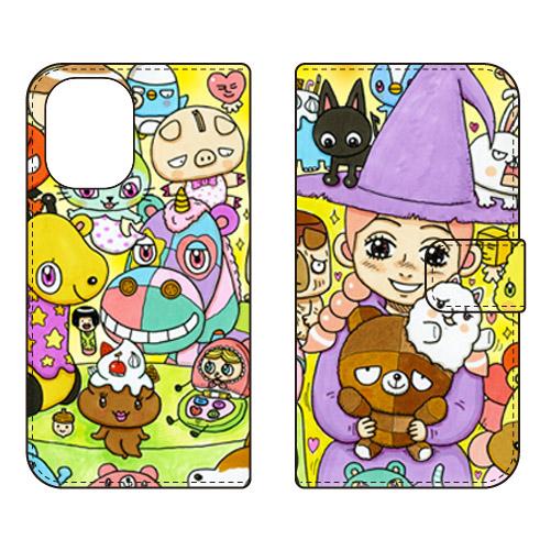 手帳型スマホケース イラストレーター326 手帳 世界一ブサイクなヌイグルミ (受注生産)  SEC...