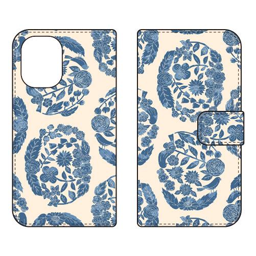 手帳型スマホケース SINDEE Dream Circle （ホワイト） (受注生産)  SECON...