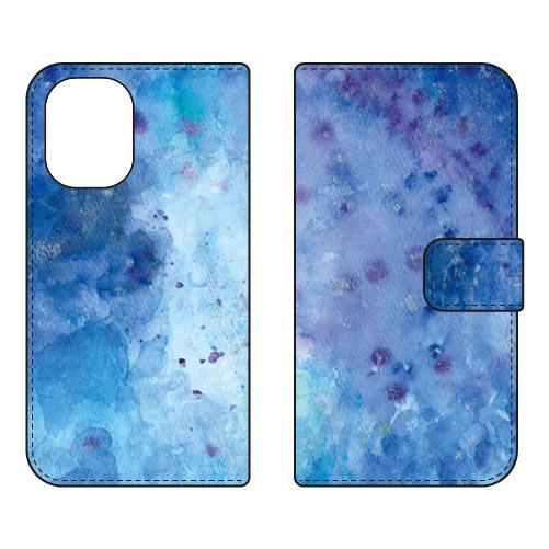 手帳型スマホケース kanoco 夜の空 (受注生産)  SECOND SKIN iPhone 16