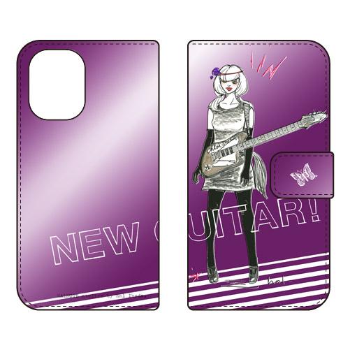 手帳型スマホケース 池田ハルNew Guitar パープル (受注生産)  SECOND SKIN ...