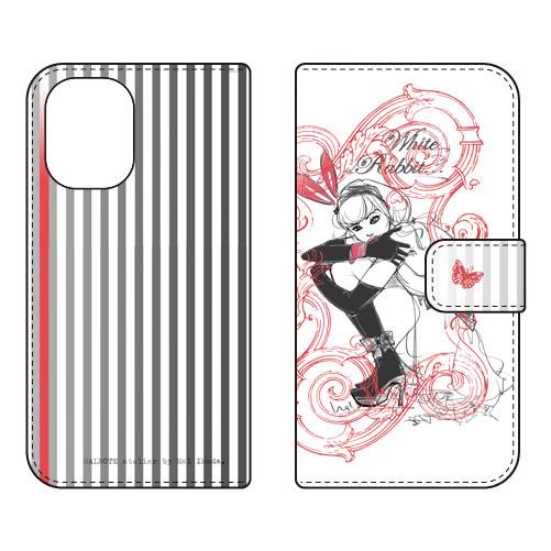 手帳型スマホケース 池田ハルWhite Rabbit (受注生産)  SECOND SKIN iPh...