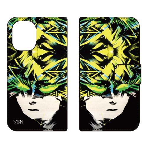 手帳型スマホケース MICROU GIRAGIRA (受注生産)  SECOND SKIN iPho...