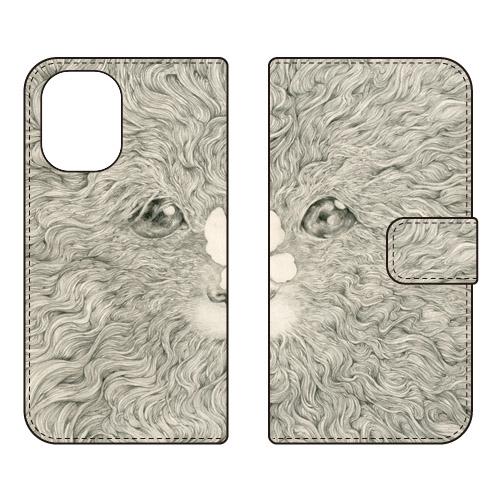 手帳型スマホケース KYOTARO 動物と蝶 2012 (受注生産)  SECOND SKIN iP...