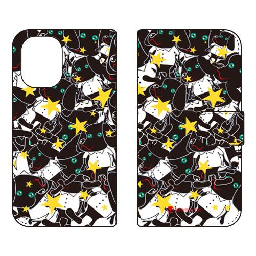 手帳型スマホケース Moisture Doggy Star (受注生産)  SECOND SKIN ...